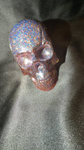 Large Multi-Colored Glitter Skull