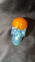Medium Skull with Bright Orange Brain