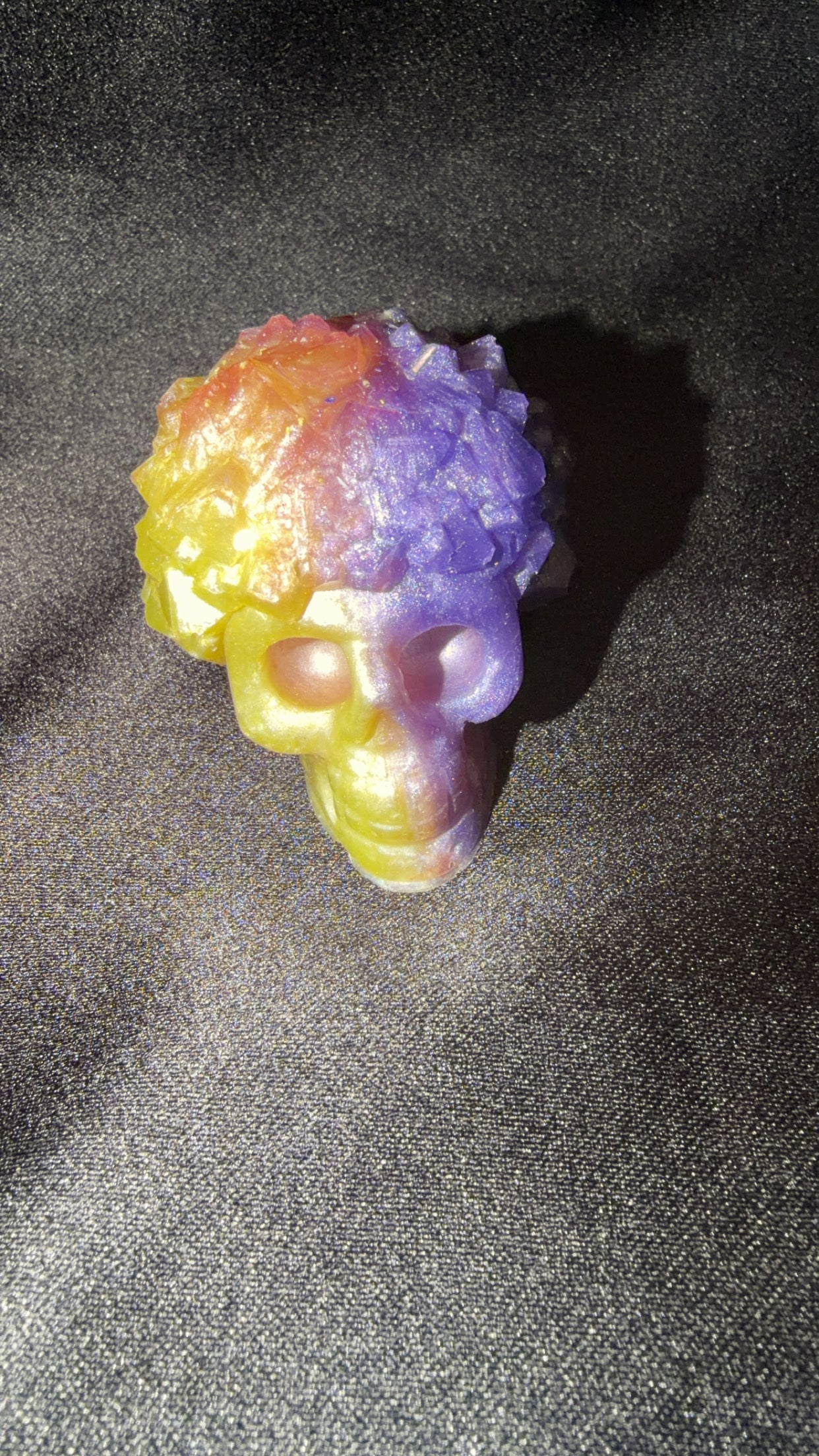 Medium Multi-Colored Crystal Head Skull