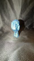 Blue Skull in Hand