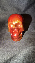 Medium Red Orange Skull