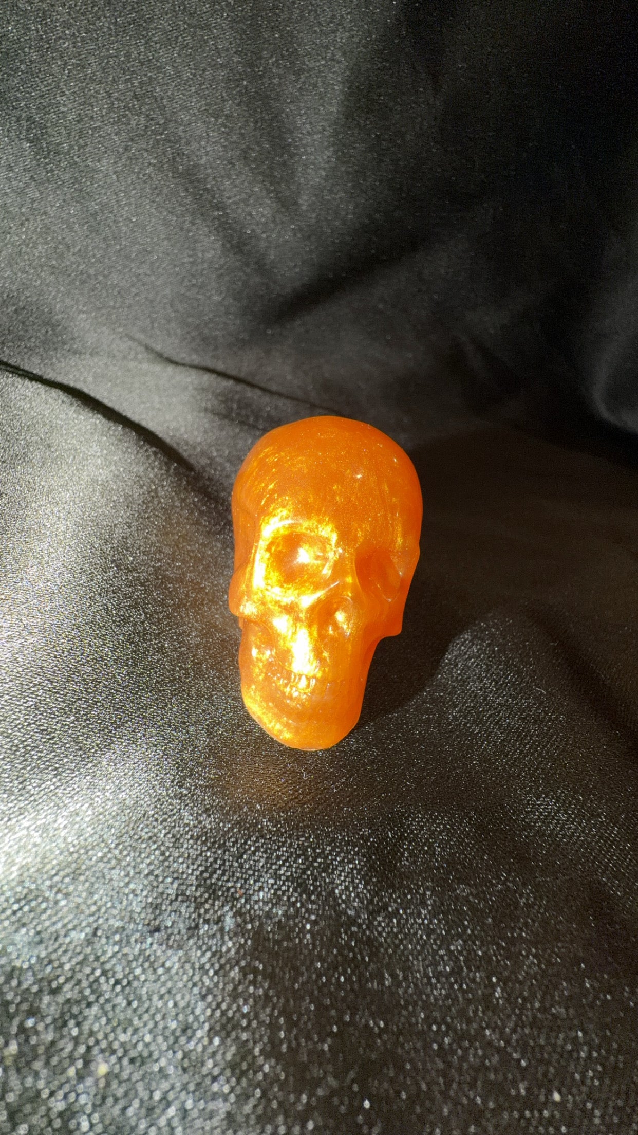 Small Orange Skull