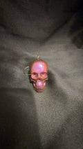 Small Metallic Skull Keychain